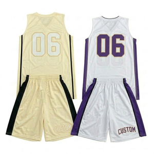 Conjunto de Uniforme de Baloncesto Sublimado Personalizado para Hombre, Camiseta y Pantalones Cortos de Secado Rápido y Transpirables, con SU LOGOTIPO, Nombre y Número, Ropa Deportiva - Product Image 2