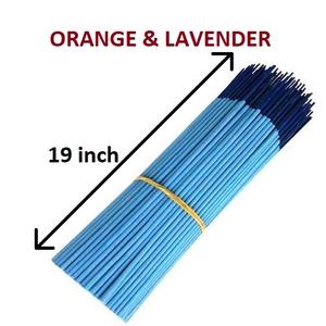 Bâtonnets d'encens de 19 pouces Bâtonnets d'encens orange et lavande naturels Approvisionnement en gros de la meilleure marque (bleu) - Product Image 1