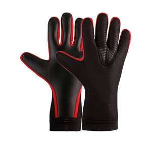 Gants de gardien de but de football en latex respirant antidérapants à doigts complets avec fermeture auto-agrippante, nouveau design, vente en gros, OEM/ODM - Product Image 2