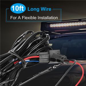 Kit Cablaggio Universale 280W 12V 40A con Relè di Potenza, Fusibile e Interruttore per Barra Luminosa a LED da 3m - Accessori per Installazione - Product Image 3