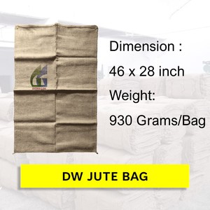 Sac en jute robuste 46x28 pouces 930g 100kg, neuf, pour café, cacao, sacs en toile de jute de qualité alimentaire, fournisseur en gros Goodman Global Bangladesh - Product Image 2