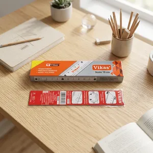Regla de Medición Vikas de 15 cm de Calidad Premium, Duradera, para Estudiantes, Profesores y Aplicaciones de Papelería Diarias, en Venta - Product Image 4