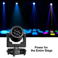 SHEHDS IP66 Bee Eye Moving Head 7*40W RGBW RGBL RGBLAC DMX512 Zoom Wash Projecteur de Scène pour Événements Extérieurs et Mariages