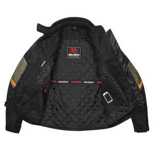 Blouson de moto pour femme Rush, manches longues, maille respirante, imperméable, séchage rapide, anti-UV, 220g, imprimé par transfert thermique, vêtements de course - Product Image 4
