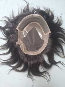Parche de cabello frontal de encaje para hombre, densidad más baja, en color blanco, para hombre, boutique en línea, Alibaba, cabello humano virgen color marrón pardo. - Product Image 6