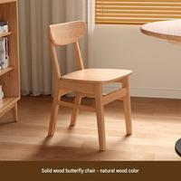 Sillas de Comedor Desmontables de Madera Maciza, Sillas de Mesa de Comedor para el Hogar, Sillas de Comedor Desmontables de Madera Simples y Modernas