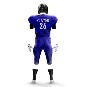 Conjunto de Uniforme de Fútbol Americano Personalizado para Jóvenes, Talla Grande, Transpirable, Antibacteriano, de Secado Rápido, que Absorbe la Humedad, 100% Poliéster - Product Image 5