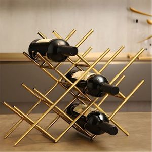 Handcrafted Wrought Iron 2Tier <b>Wine</b> <b>Rack</b> Countertop Decorative Metal <b>Wine</b> Bottle Holder Display Stand for Home Bar Kitchen Decor - Product Image 6