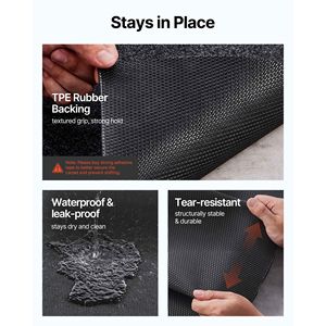 Tappetino per Garage Resistente 2x2,6m in PVC e Gomma Impermeabile, Antiscivolo, per Auto, Protezione Compatta - Product Image 4