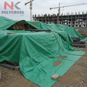 Lona de Cobertura para Materiales de Construcción, Resistente al Agua, Reforzada, Multiusos, para Obras de Construcción y Almacenamiento al Aire Libre - Product Image 2