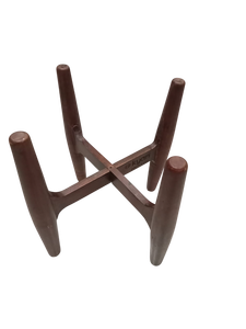 Support à plantes en bois de style moderne du milieu du siècle, porte-pot de fleurs d'intérieur, support à plantes en bois massif pour la décoration de la maison et du jardin - Product Image 4