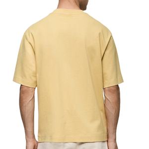 Camiseta con bolsillo de manga corta para hombre, camisetas de verano para hombre, camiseta personalizada de algodón 100% para hombre, Camiseta holgada estampada - Product Image 2