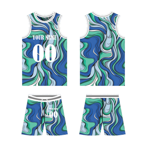 Tenue de basketball imprimée coupe classique très demandée pour l'été – Dernier design en vente - Product Image 3