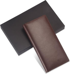 High Quality Lightweight Genuine Leather Men's <b>Wallet</b> with Custom Logo <b>Long</b> Length Factory-Made Wholesale Price - Product Image 6