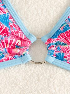 Conjunto de Bikini con Estampado de Conchas Marinas, Fabricación Personalizada OEM Premium, MOQ Bajo y Soluciones de Marca Privada para Marcas Globales de Ropa B2B - Product Image 5