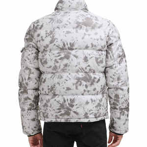 Manteau court pour homme, col montant, en polyester léger, tendance automne-hiver, avec logo personnalisé OEM - Product Image 6