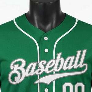 Camiseta de Béisbol Deportiva al Por Mayor de la Más Alta Calidad, Unisex, Talla Grande, Secado Rápido, 100% Poliéster, Personalizable - Product Image 4