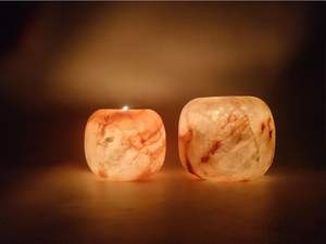 Portavelas de Alabastro Natural, Hecho a Mano, Decorativo, de Lujo, para Decoración de Interiores del Hogar, Elegante y Artístico - Product Image 2