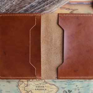 Premium Leather Passport Wallet RFID Protection Travel Organizer Multiple Card Slots <b>Pen</b> Holder Custom Logo Wholesale Price - Product Image 3