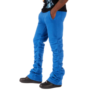 Manufacturer High Quality Style For Street Flared Pants Heavyweight Oversized Designer Custom Cotton Baggy <b>Stack</b> Sweat Pants Men - Product Image 3