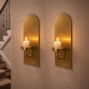 Decorative Wall <b>Sconce</b> featuring sculptural <b>candle</b> holders that add both beauty and classic character to the design - Product Image 6