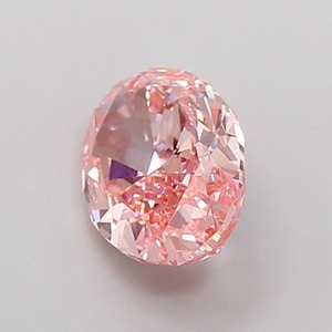 Diamant CVD rose vif fantaisie de 1,54 carat, de forme ovale modifiée, de luxe, cultivé en laboratoire, clarté VS2, polissage excellent, diamant non monté - Product Image 2