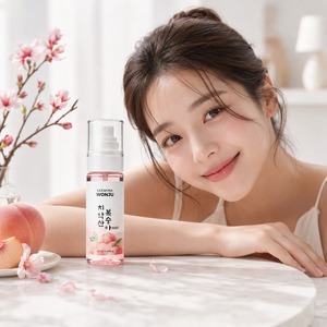 Brume faciale pêche éclatante, soin coréen pour le visage, fabriqué en Corée, soin pour peaux ternes, brume rafraîchissante, brume faciale légère - Product Image 6