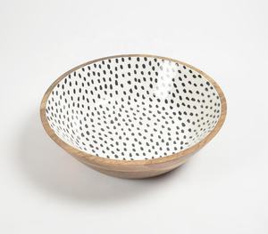 Bol à fruits en forme de bateau en bois de manguier et résine, fabrication artisanale, vente directe d'usine, grossiste - Product Image 4