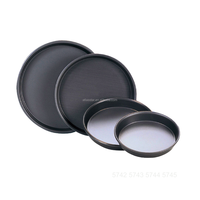 Plaques à pizza en aluminium ATLAS STAR 7 pouces, revêtement anodisé dur pour une croûte croustillante, pizzas, pains plats, biscuits géants - Réutilisables