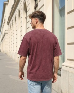Camiseta Oversize de Algodón para Hombre, Estilo Casual Holgado con Hombros Caídos, Manga Corta, Estilo Urbano - Product Image 4