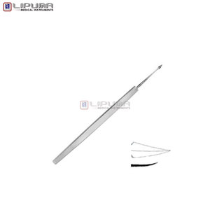 Instruments médicaux à aiguille pour l'extraction des débris superficiels de la cornée, double extrémité, double usage, spatule ophtalmique réversible pour corps étranger - Product Image 2