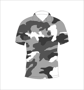 Men’s Grey Black <b>White</b> Abstract Print <b>Polo</b> Shirt Short Sleeve Casual Fashion Breathable Summer Tee - Product Image 1