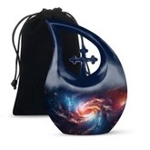 Urna Funeraria Decorativa con Diseño de Cebra al Atardecer en el Bosque, para Cenizas Humanas, con Bolsa de Terciopelo Gratis - Product Image 3