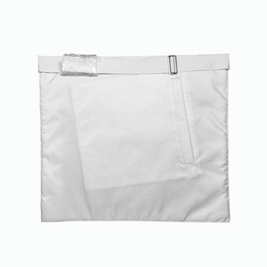 Tablier de Maçonnerie pour Grades Alliés, Blanc et Bleu, avec Ceinture Ajustable, Régalia Premium, Brodé, Épingle de Sûreté, Style Vintage - Product Image 6