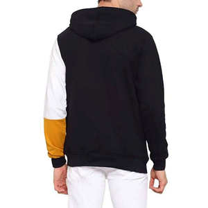 Sweat à capuche pour homme en tissu polaire, mélange polyester/coton, respirant, séchage rapide, logo sur le devant, impression personnalisable, décontracté - Product Image 3