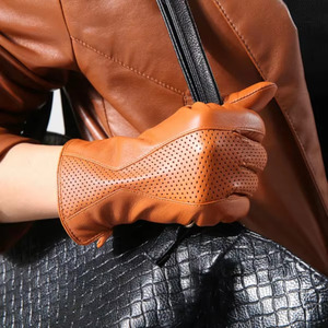 Men's Luxury Nappa Lambskin Leather <b>Gloves</b> Cashmere Lining Premium Quality Soft Stylish Winter Wear Cold Weather Dressing <b>Gloves</b> - Product Image 5