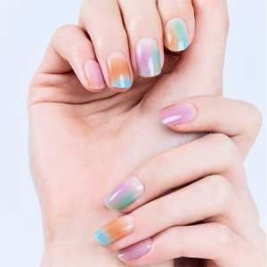 Coréen 100% Real Salon Quality Press on gel nails Gel Nail sticker manucure Wholesale Certified - Product Image 4