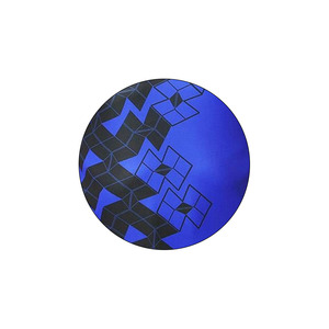 Camiseta de Manga Corta para Hombre, Tejido Sólido con Estampado por Sublimación, Secado Rápido, Corte Regular, Antiarrugas, Cuello Redondo Deportivo, Azul y Negro - Product Image 6