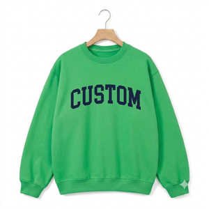 เสื้อสเวตเชิ้ตผ้าฟลีซคอเต่าพิมพ์ลายประดับเลื่อมสไตล์สตรีทแวร์สำหรับผู้หญิงทรงโอเวอร์ไซส์ ผ้าฝ้ายเนื้อดี ทรงหลวมทันสมัย แขนยาว เหมาะสำหรับฤดูหนาว - Product Image 1