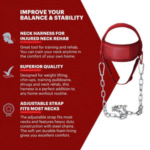 Arnés de Cuello y Cabeza para Entrenamiento de Fuerza y Levantamiento de Pesas, Resistente y Duradero, para Hombres - Product Image 5