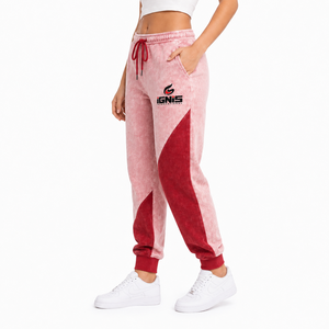 Pantalones Deportivos de Mujer Estilo Vintage con Lavado Ácido, Pantalones Jogger de Felpa Suave, Cintura Alta, Corte Holgado, Ropa Casual de Calle, Pantalones para Hacer Ejercicio - Product Image 5