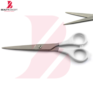 Ciseaux de barbier professionnels en acier inoxydable avec poignée en plastique et logo personnalisé de la plus haute qualité – Outil de coiffure professionnel - Product Image 2