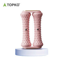 Rouleau de massage pour les pieds TOPKO de haute qualité, double bâton pour hommes et femmes, massage corporel, rouleau de massage pour les pieds