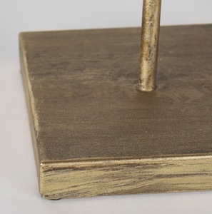 Sculpture décorative en perles de bois avec base métallique, centre de table créatif, ornement d'intérieur, décoration artistique, vente en gros - Product Image 6