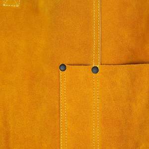 Delantal de Cuero Duradero sin Mangas para Forja y Soldadura con 6 Bolsillos Resistente al Fuego - Product Image 6