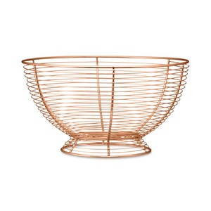 Cesta de Frutas Decorativa de Metal para Almacenamiento en la Encimera de la Cocina y Decoración del Hogar - Product Image 5