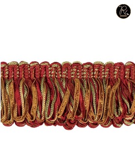 Flecos de Rafia de Lujo con Borde de Encaje Bordado, Adornos Decorativos Hechos a Mano y Sostenibles para Sarees, Trajes y Vestidos - Product Image 3