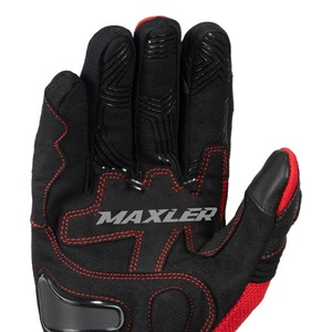Unisex Genuine White Leather Short Windproof Motorcycle <b>Gloves</b> Black Racing Motorbike Grip Protective Summer Outdoor Skiing - Product Image 5
