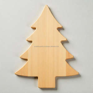 Planche à découper en bois en forme de sapin de Noël, écologique, décoration festive pour la cuisine, idéale pour servir les fêtes et idées cadeaux - Product Image 4