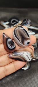 Lot d'agate rayée de qualité supérieure, pierres précieuses incroyables et merveilleuses, pierres précieuses de haute qualité pour la fabrication de bijoux faits à la main - Product Image 4